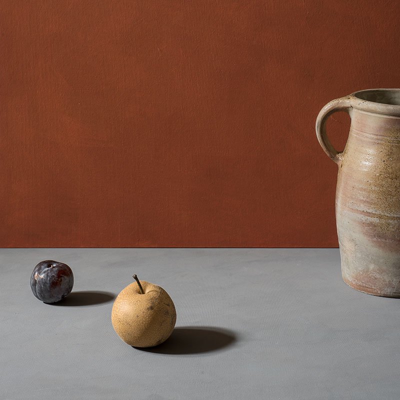 Nashi, prune et grès